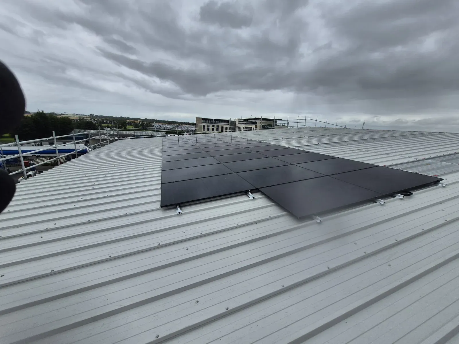 Solar installation at Airport Trade Park in Dublin